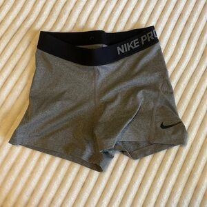 gray nike spandex